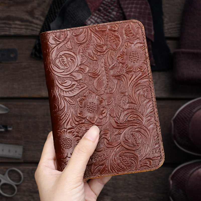 Travel Accessories In Bulk - Genuine Leather Passport Holder Travel Wallet