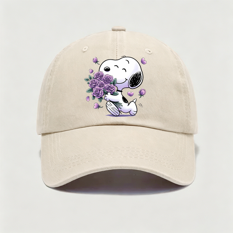 Travel Accessories Girly - Kawaii Snoopys Retro Baseball Cap Women