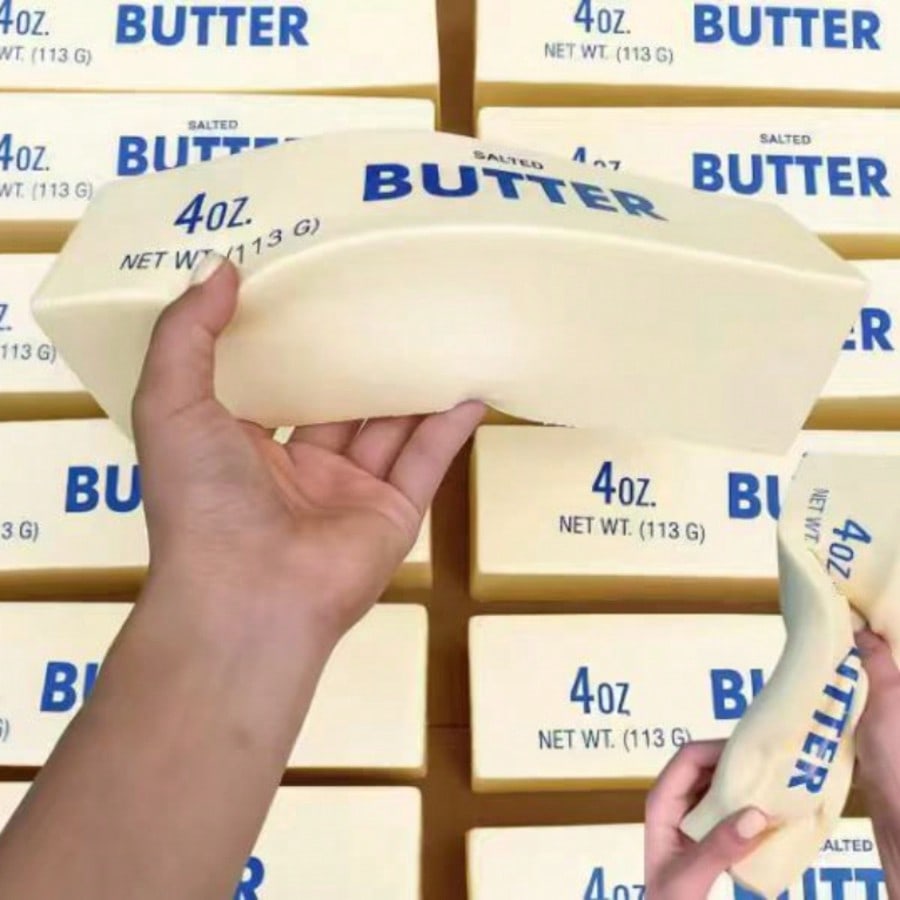 Travel Accessories To Gift - 1pc Giant Butter Stick Squishy Toy