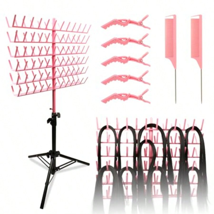 Travel Accessories Girly - 29pcs Pink Girly Hair Accessories Set