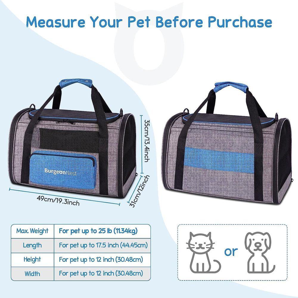 Cat Carrier for Large Cats 20  - Travel Accessories Under $20 reseña y precio