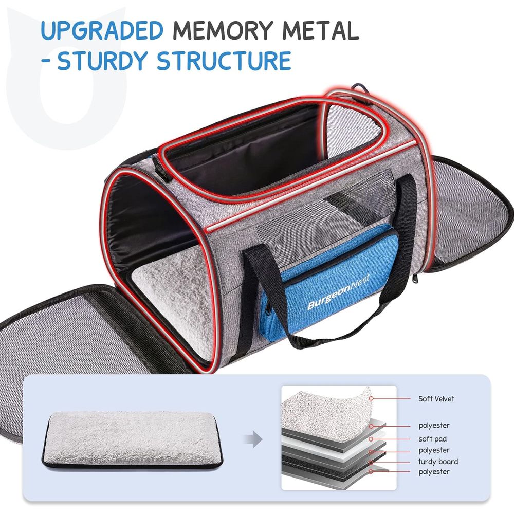Cat Carrier for Large Cats 20  - Travel Accessories Under $20 reseña y precio