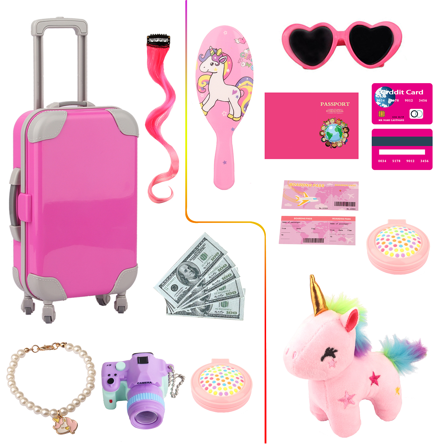 A Pack=20 Pcs American 18 Inch - Travel.Accessories News reseña y precio