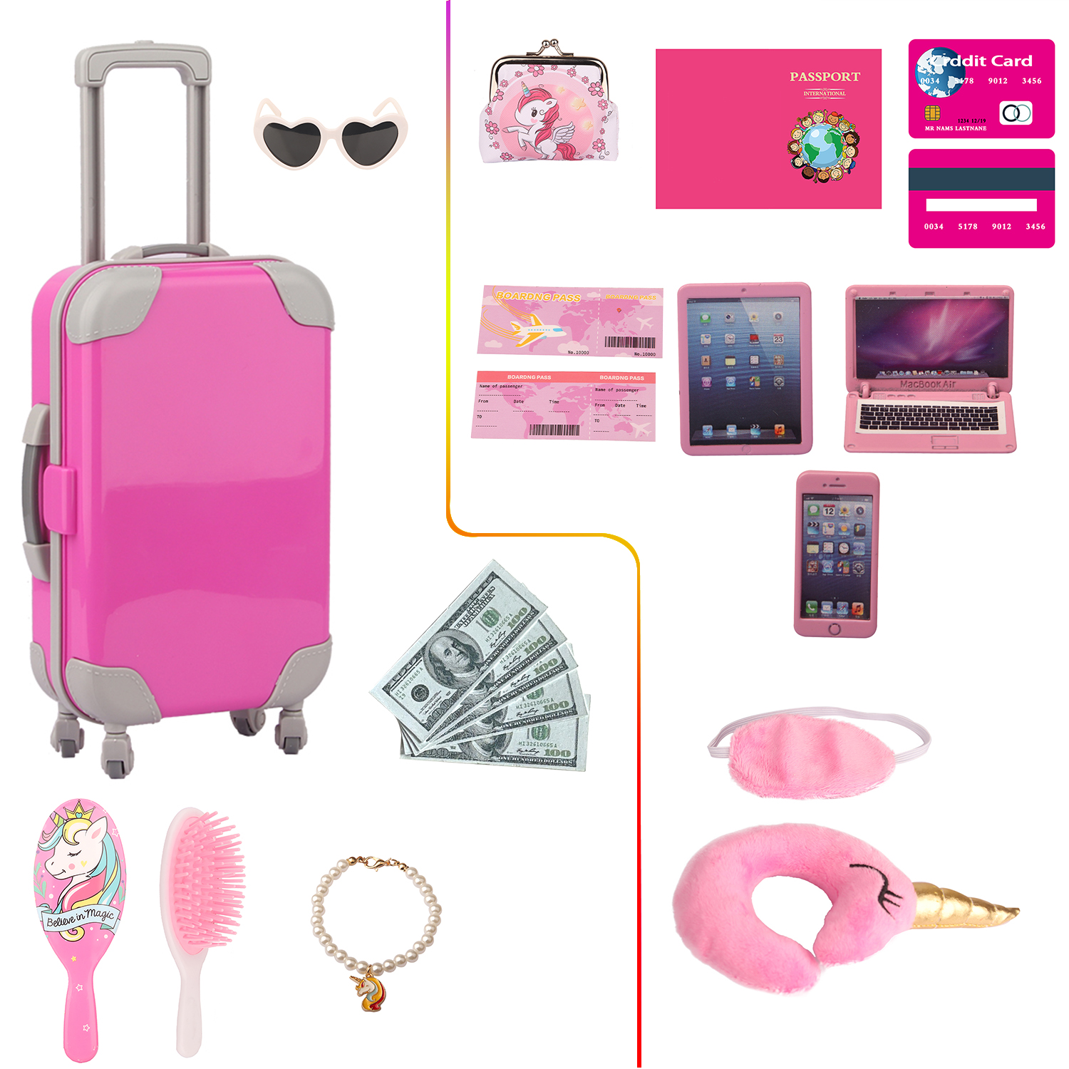 A Pack=20 Pcs American 18 Inch - Travel.Accessories News reseña y precio