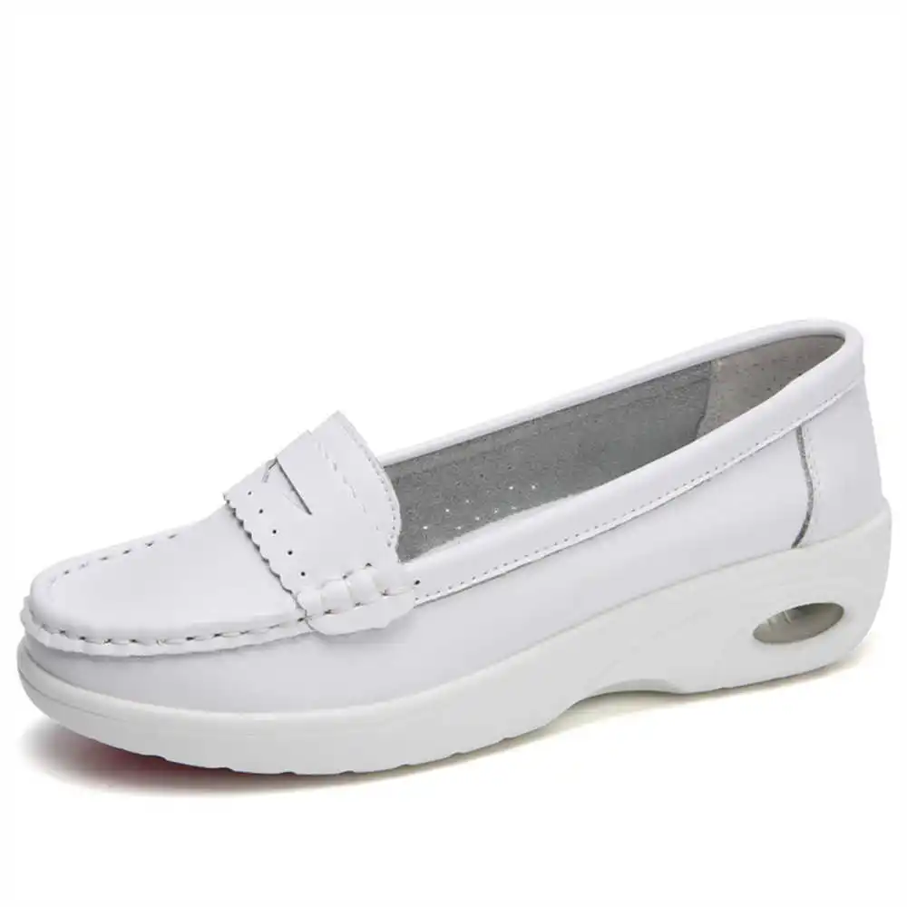 Thick Sole Slipon White Traine - Travel Accessories On Sale reseña y precio