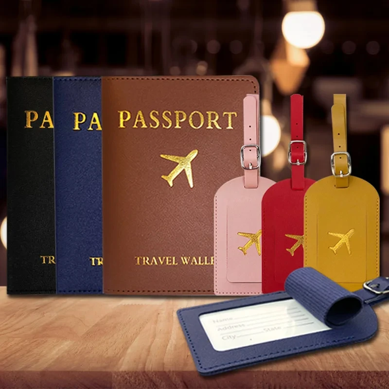 PU Leather Luggage Tag Passpor - Travel Accessories In Bulk reseña y precio