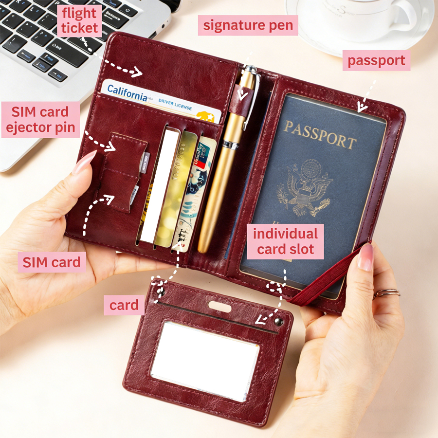 Passport Holder and Wallet in  - Travel Accessories In Bulk reseña y precio