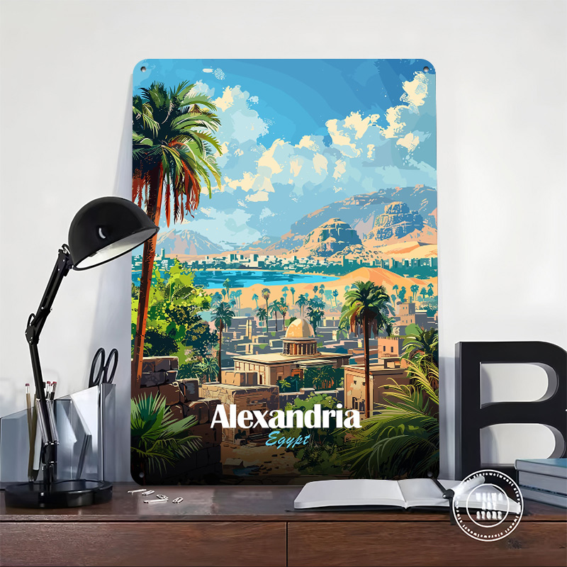 Alexandria Egypt Travel Poster - Travel Accessories Egypt reseña y precio