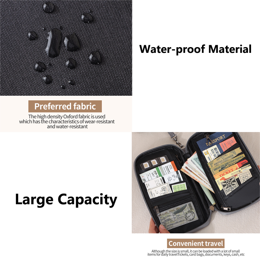 Rfid Blocking Passport Wallet  - Travel Accessories In Bulk reseña y precio