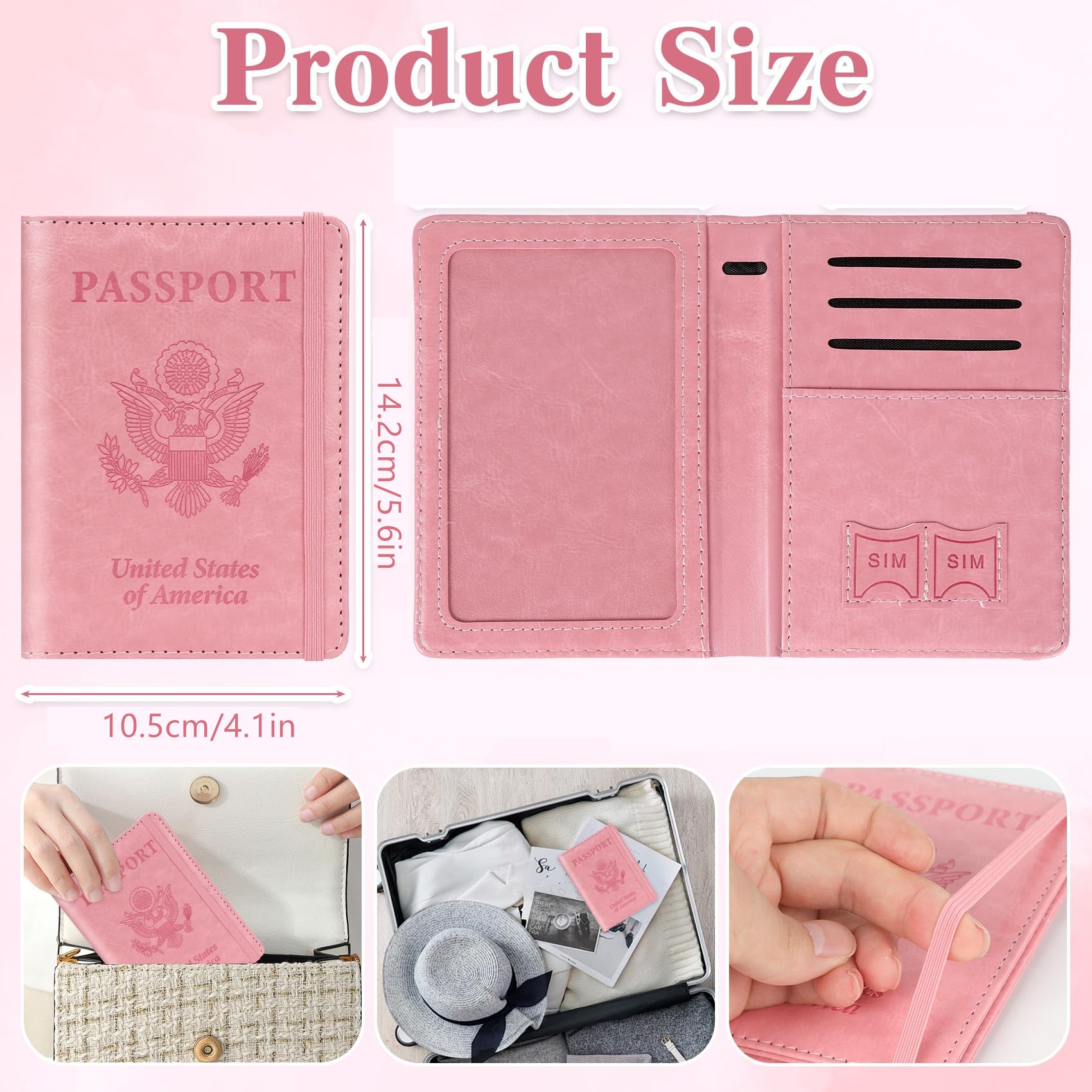 Passport Holder for Travel, Rf - Travel Accessories In Bulk reseña y precio