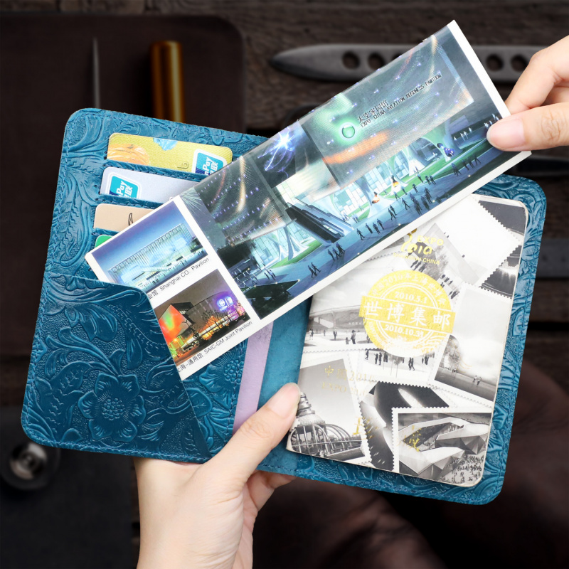 Genuine Leather Passport Holde - Travel Accessories In Bulk reseña y precio