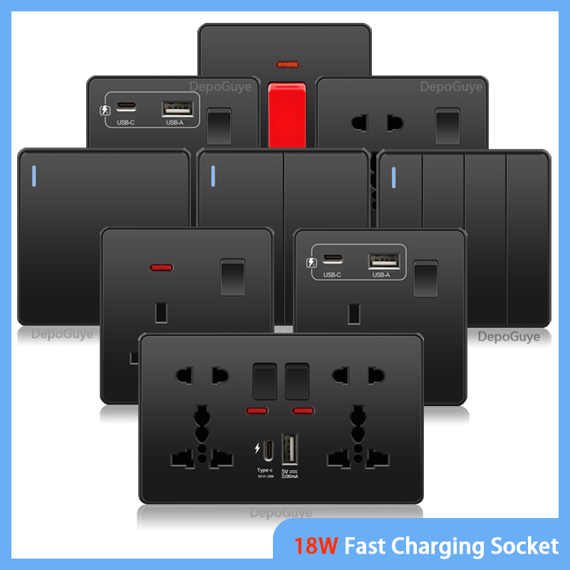 Universal Black USB Type-C 18W - Travel Accessories Uk reseña y precio