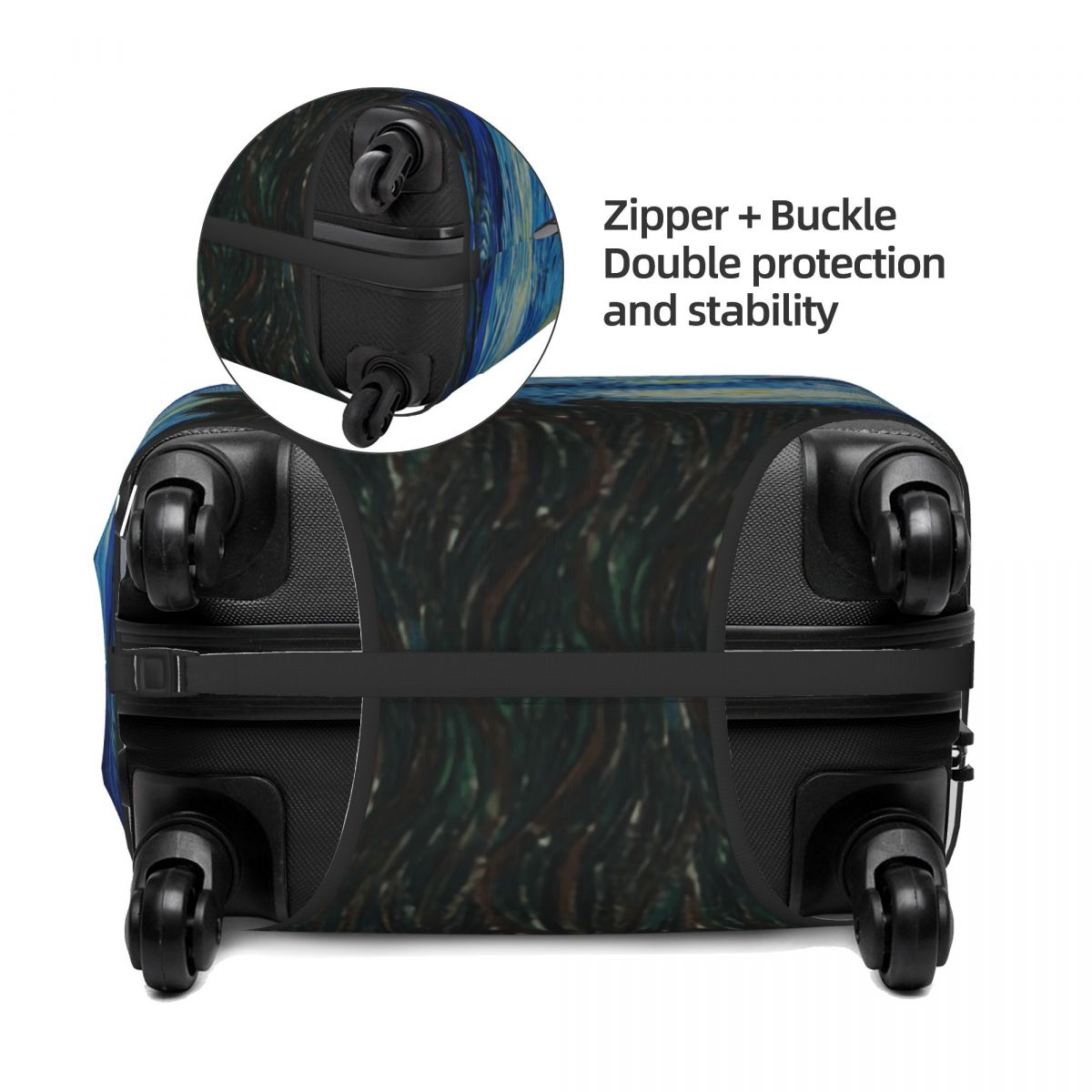 The Starry Night Luggage Cover - Travel Van Accessories reseña y precio