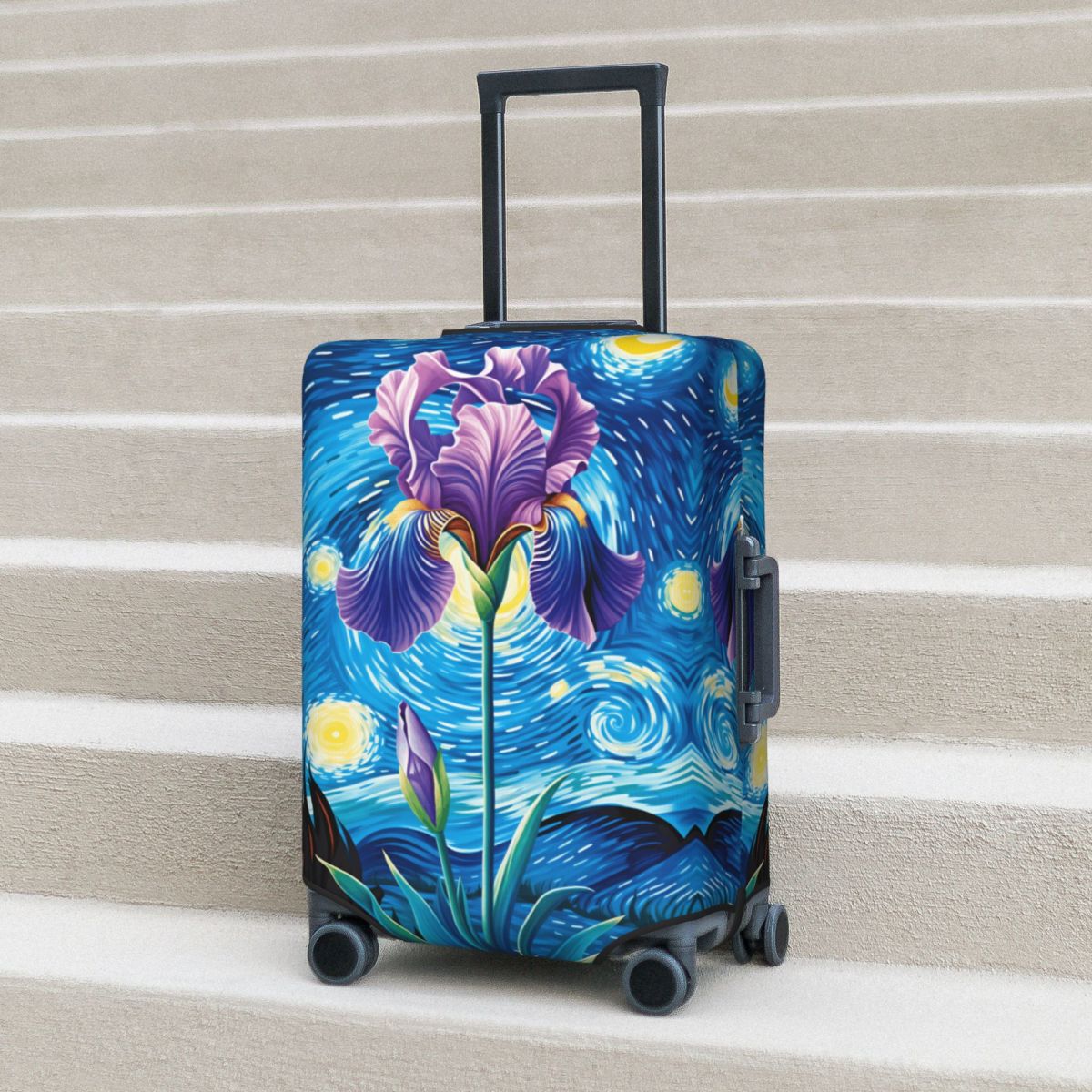 Irises With Van Gogh Starry Ni - Travel Van Accessories reseña y precio