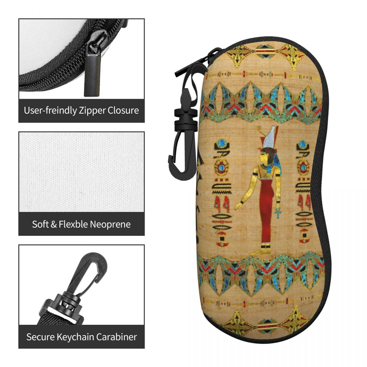 Custom Egyptian Mut Symbol She - Travel Accessories Egypt reseña y precio