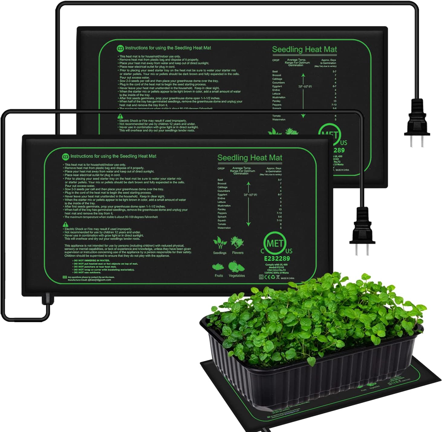 10/25/50CM Seedling Heat Mat I - Travel Accessories Uk reseña y precio