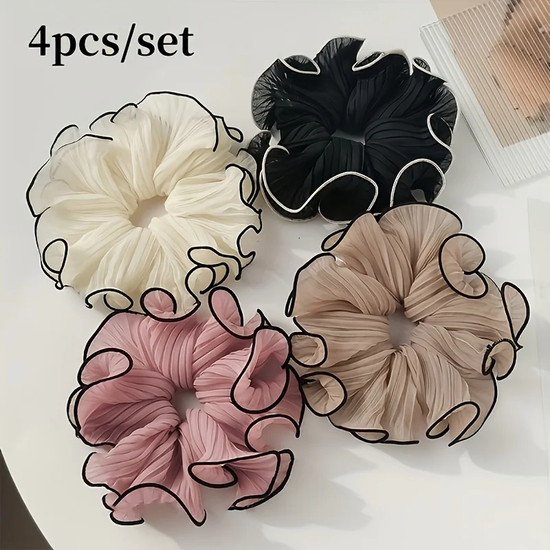 4Pcs/Set Elegant Fringed Fabri - Travel Accessories In Bulk reseña y precio