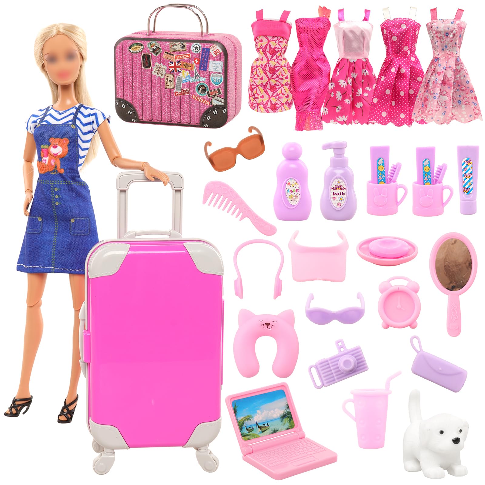 BARWA 30 Pcs 11.5 lnch Travel  - Travel Accessories Girly reseña y precio