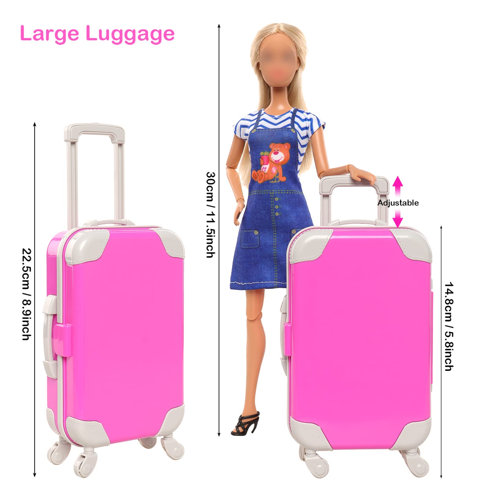 BARWA 30 Pcs 11.5 lnch Travel  - Travel Accessories Girly reseña y precio