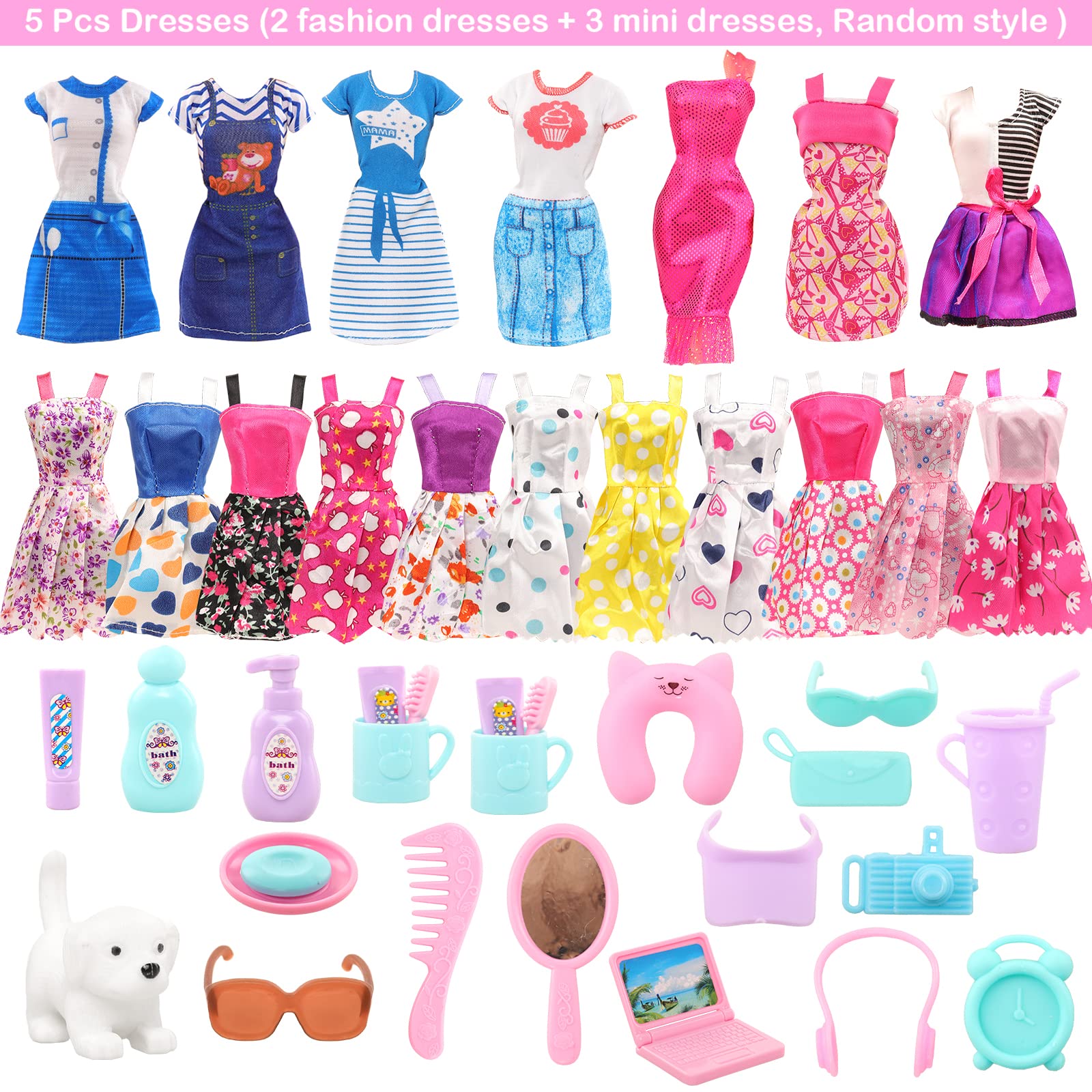 BARWA 30 Pcs 11.5 lnch Travel  - Travel Accessories Girly reseña y precio