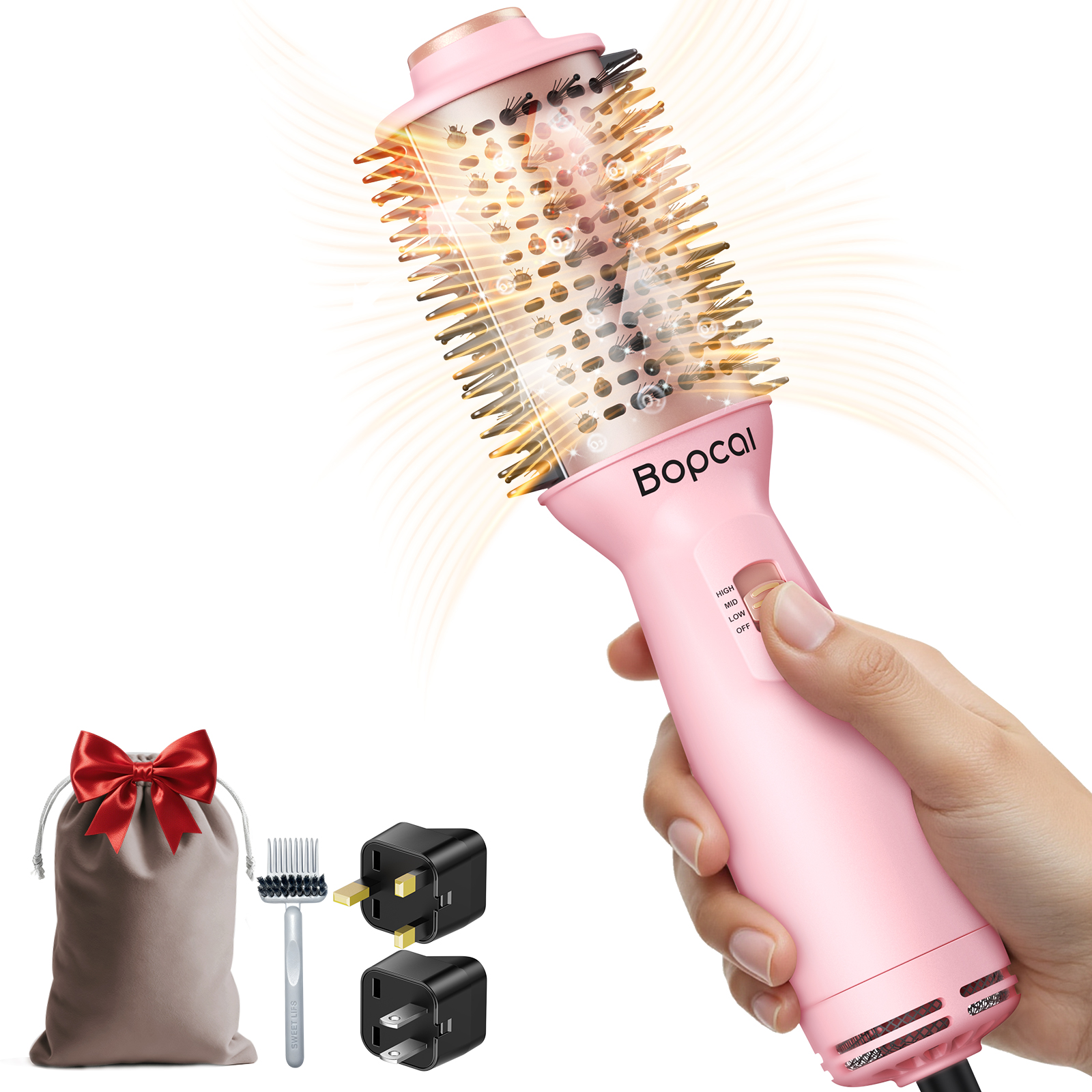 4 IN 1 Hot Air Brush Straighte - Travel Accessories Uk reseña y precio