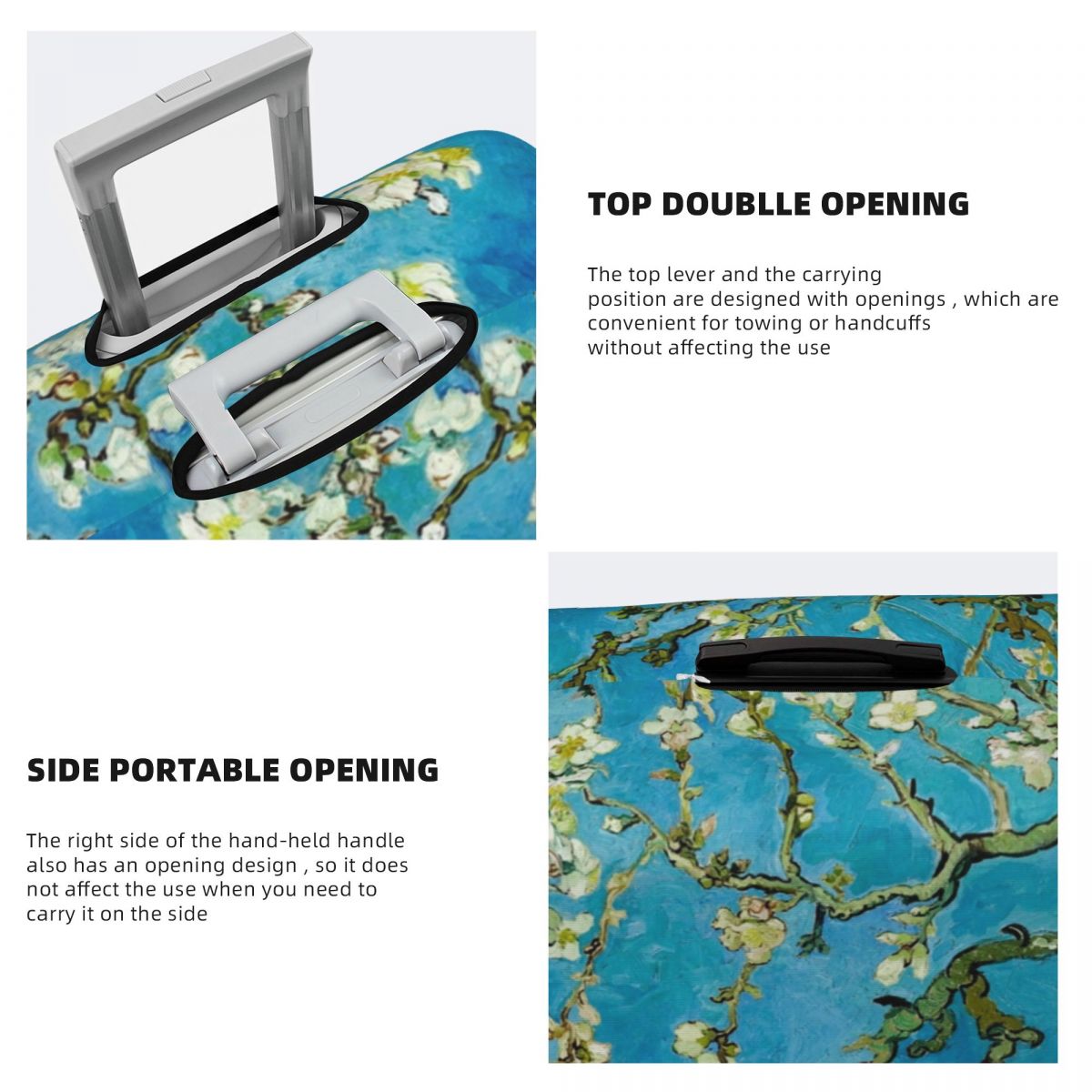 Almond Blossom Suitcase Cover  - Travel Van Accessories reseña y precio