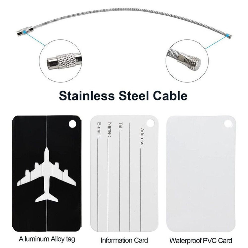 Aluminium Travel Luggage Tags  - Travel Accessories Uk reseña y precio