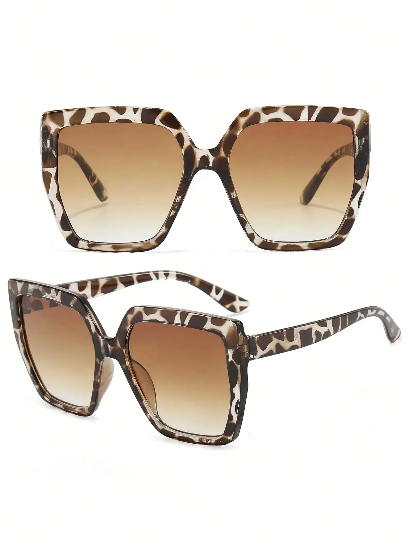 1 Pair Unisex Square Leopard P - Travel Accessories To Gift reseña y precio