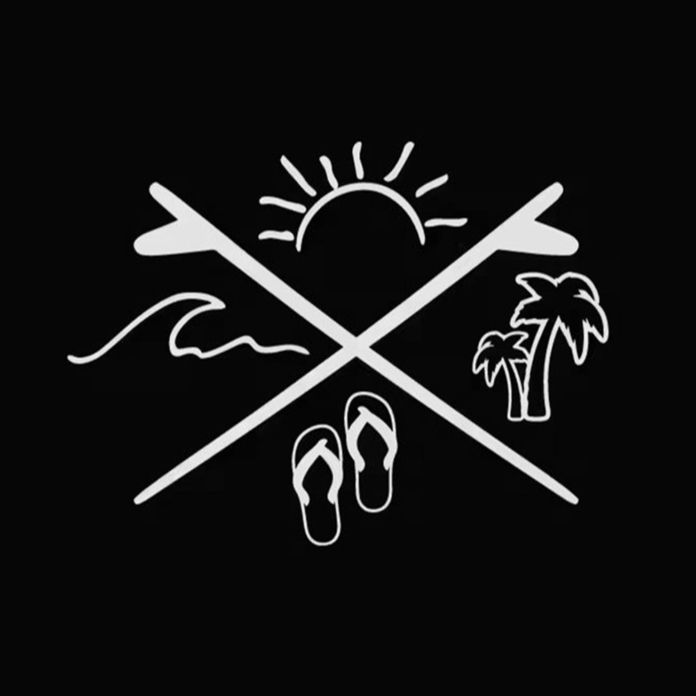 Summer Surf Vinyl Car Stickers - Travel Van Accessories reseña y precio