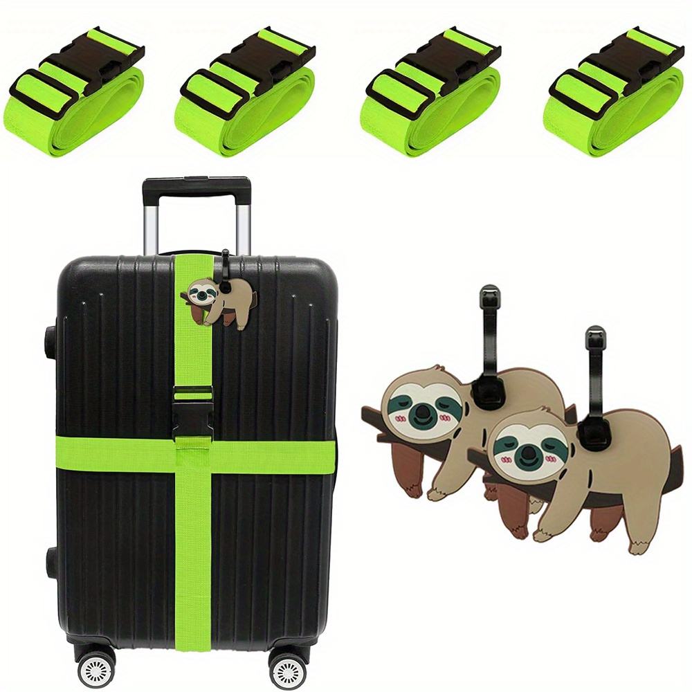 6 Pack Luggage Straps Luggage  - Travel Accessories In Bulk reseña y precio